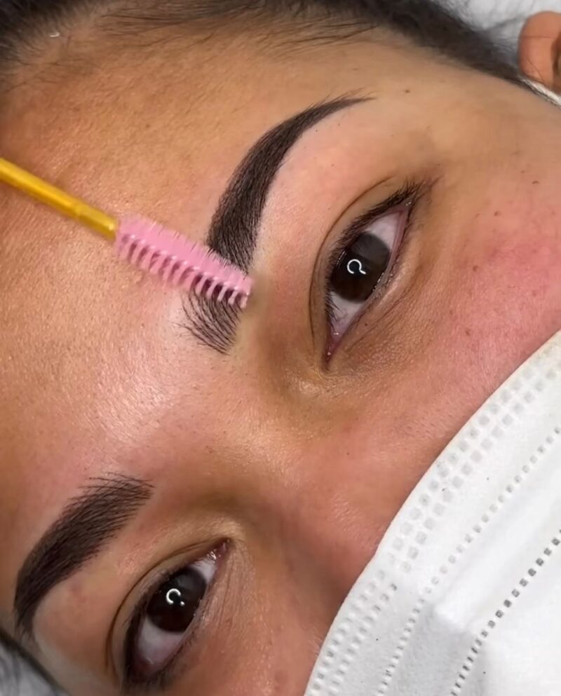 جلسة شعرة شعرة مع شيدينق